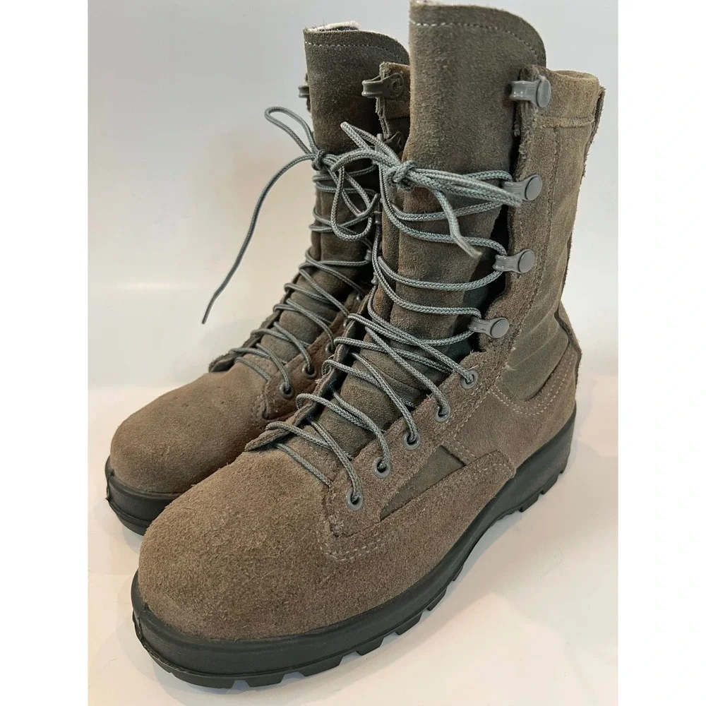 Belleville 675ST Mens 6.5 R Sage Green Steel Toe Insulated Gore-Tex Combat Boots